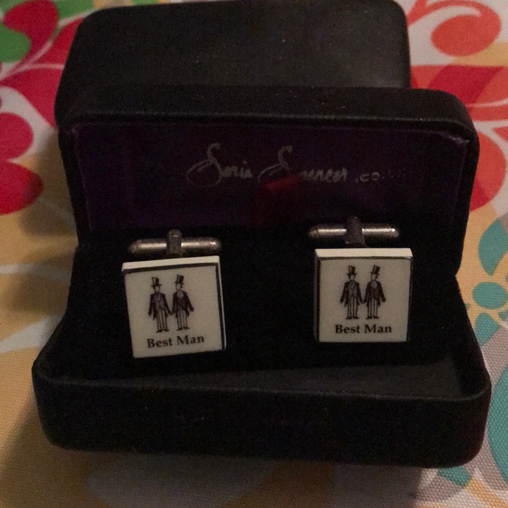 Sonia Spencer Best Man Cuff Links